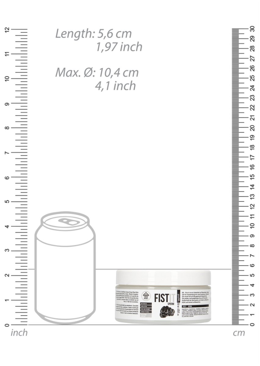 Goedkoopste Fist It – Wit Sperma achtig Glijmiddel – 300 ml