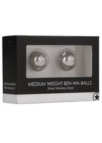 OUCH! – Metalen ‘Ben-Wa’ Liefdesballen 2,2 cm Diameter Vaginaal Massage – Zilver