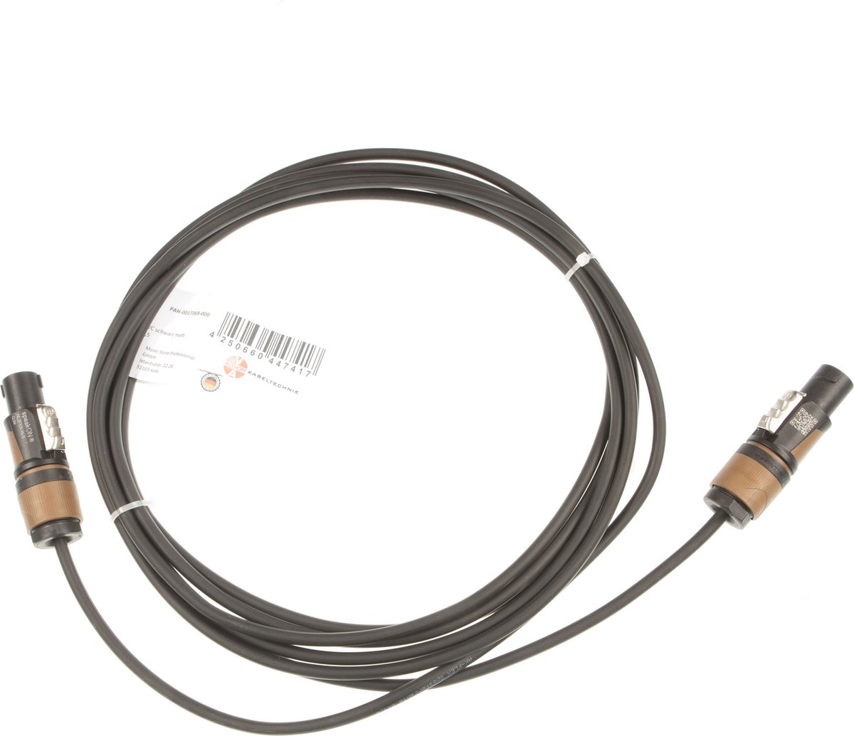 MUSIC STORE LS-Kabel 5m Speaker Twist PRO 2x 1,5mm² - Luidsprekerkabel