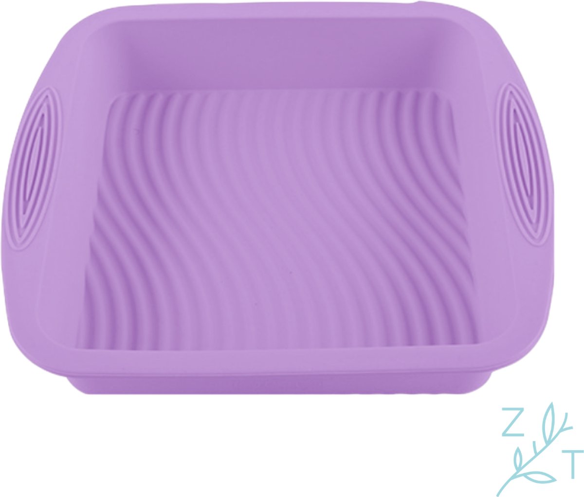 ZijTak - Vierkante bakvorm - siliconen - bakblik - paars