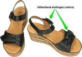 Gabor -Dames - zwart - sandalen - maat 37