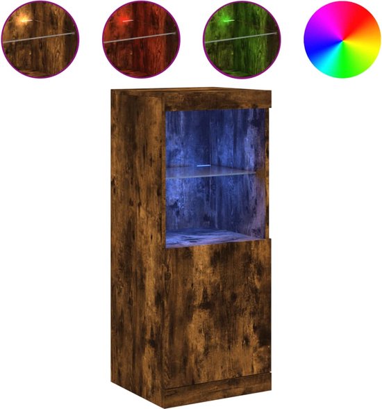 ABB Pwshymi - Buffet avec lumières LED blanc 41x37x100 cm - TXY0497