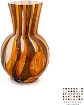 Design Vaas Conical - Fidrio ZENITH - glas, mondgeblazen bloemenvaas - hoogte 22 cm