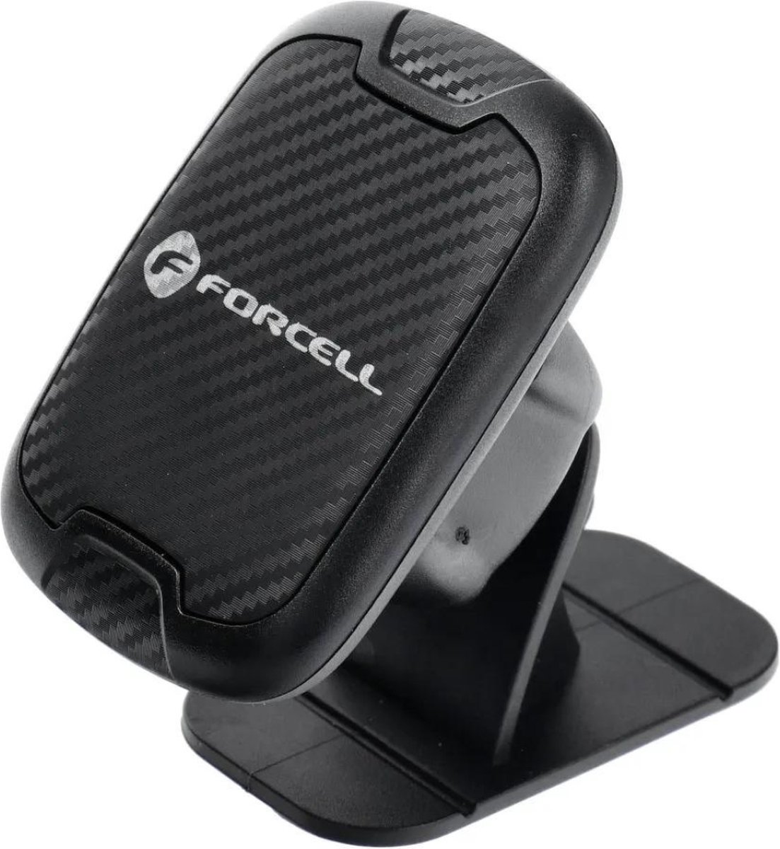 Forcell - Magnetische Telefoon houder voor in Auto - 360 Draaibaar - Zwart/Carbon