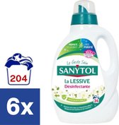 Sanytol Floral Desinfect Vloeibaar Wasmiddel - 6 x 1.7 l (204 wasbeurten)
