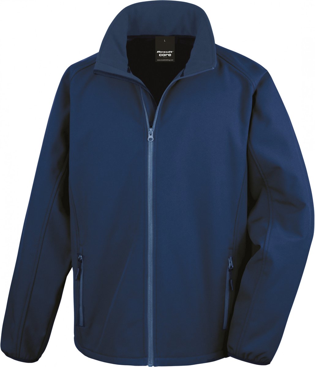 Result Printable Soft Shell Jacket RT231 - Navy/Navy - 4XL