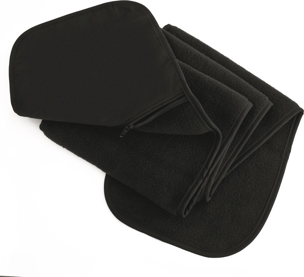 Fleece sjaal met Zak en rits Result R100X zwart
