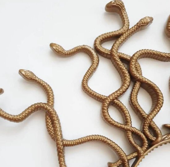 Diadeem slangen goudkleur - Pippashop
