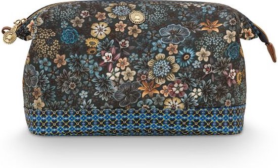 Pip Studio Cooper - Toilettas - Blauw - Tutti i Fiori - 26 cm