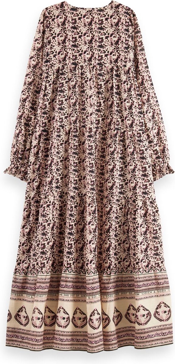 Scotch Soda Maxi dress with flounces Dames Jurk Maat 36 R bol