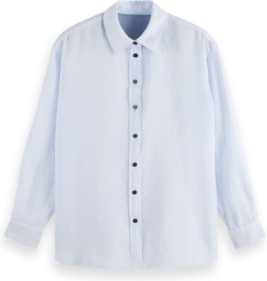 Scotch & Soda Oversized linen fit shirt Dames Blouse