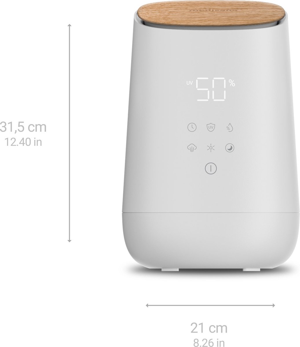 medisana AH 680 - Luchtbevochtiger met aroma & wellness verlichting thumbnail 8