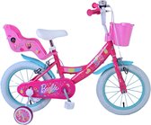 Barbie Kinderfiets - Meisjes - 14 inch - Roze - Twee handremmen