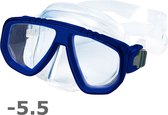 Snorkelbril op sterkte -5.5