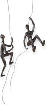 Artisanat de Gilde - Décoration murale/murale - Sculpture - Figurines grimpantes - polyrésine - hauteur 54cm