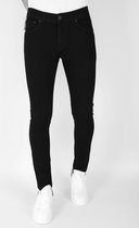Nette Zwarte Heren Spijkerbroek met Stretch- Slim Fit -DP104