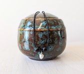 Mapart-keramiek-urn-bruinblauw-bedels-925zilver-hart-70ml