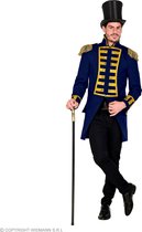 Widmann - Piraat & Viking Kostuum - Deftige Franse Parade Jas Blauw Man - Blauw - Large - Carnavalskleding - Verkleedkleding