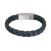 iXXXi-Men-Jeffrey-Zilver Mat-Heren-Armband (sieraad)-21cm
