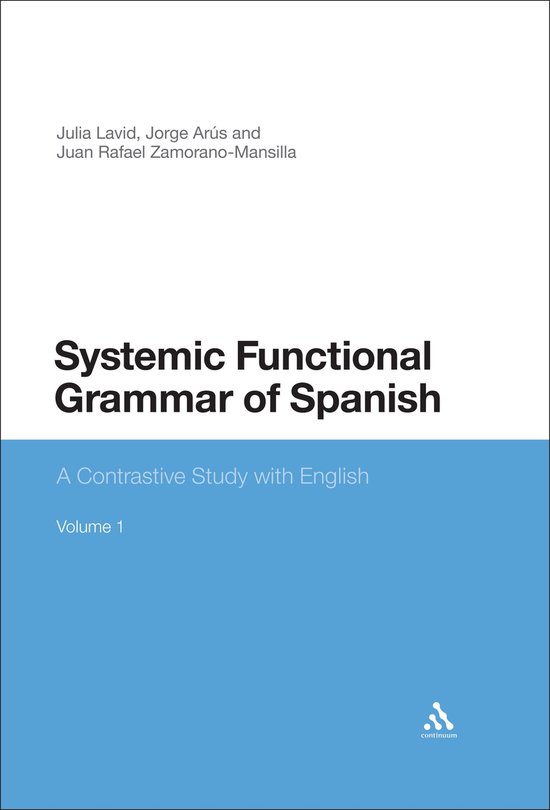 Systemic Functional Grammar of Spanish - cover