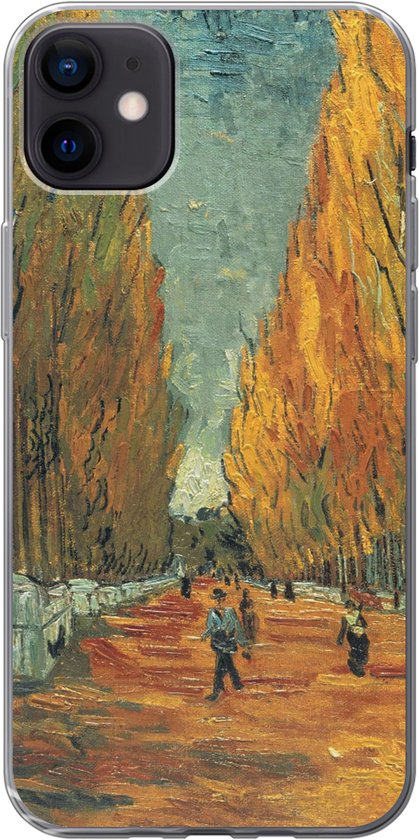Coque pour iPhone 12 Mini - Champs Élysées - Vincent van Gogh - Coque de téléphone en Siliconen