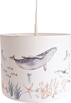 Hanglamp zeedieren walvis - babykamer - kinderkamer - lamp dieren - Kinderkameraccessoires - Babykameraccessoires - onderwater wereld - oceaan