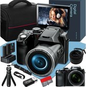 NBD S200 - 4K Vlogging Camera - 16X Zoom - Autofocus en PC-connectiviteit - Ideaal voor beginnende fotografen