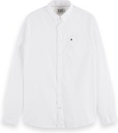 Scotch & Soda Essentials - Biologisch Oxford regular fit shirt Heren Overhemd - Maat XL