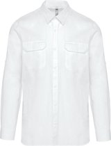 Kariban Overhemd safari lange mouwen K590 - White - XL