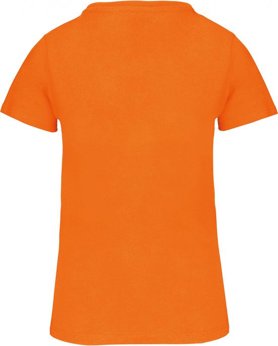 T-shirt Dames S Kariban Ronde hals Korte mouw Orange 100% Katoen