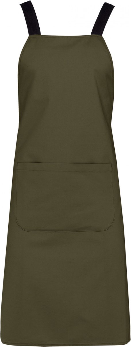 Kariban Schort van biologisch katoen K8002 - Mossy Green - One size