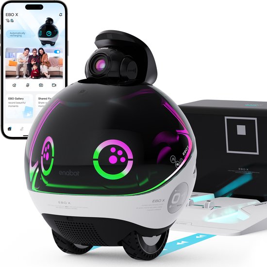 Enabot EBO X Serie - Intelligente Begeleidingsrobot - Veiligheid - Communicatie - Entertainment — afbeelding 3