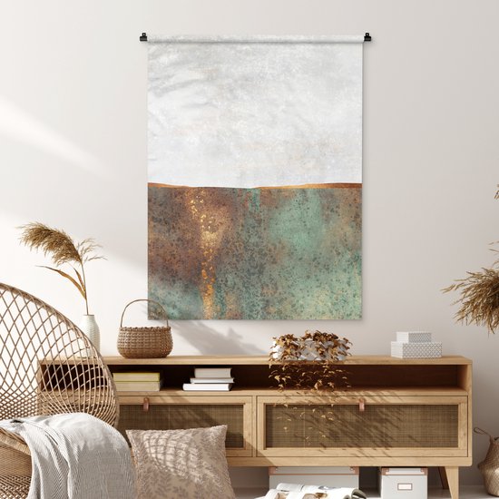 Tapisserie - Tapisserie - Abstrait - Luxe - Or - 90x120 cm - Tapisserie