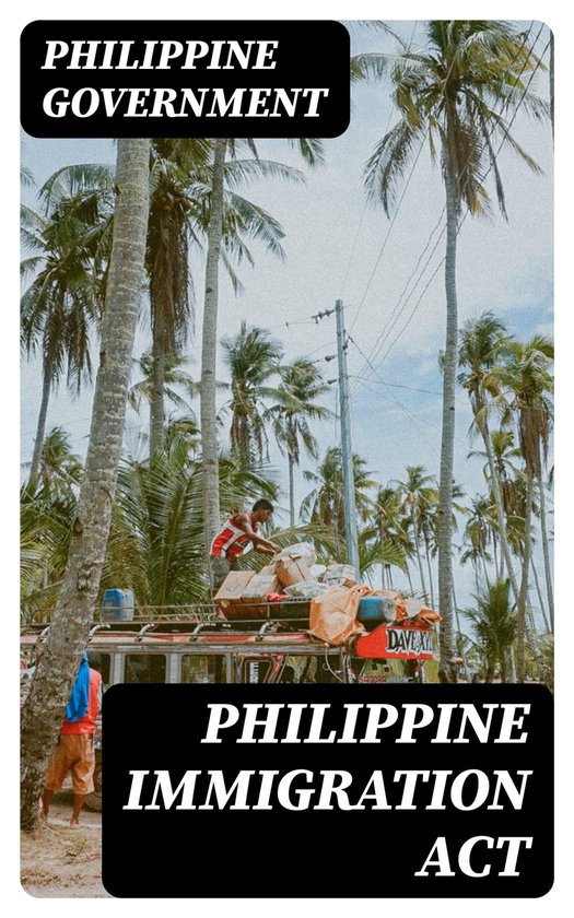 Philippine Immigration Act - cover