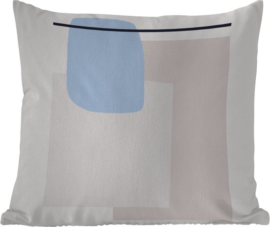 Decoratieve spiegel met een frame van geometrische vormen 80 x 60 cm Decoratieve spiegel met een frame van geometrische vormen 80 x 60 cm