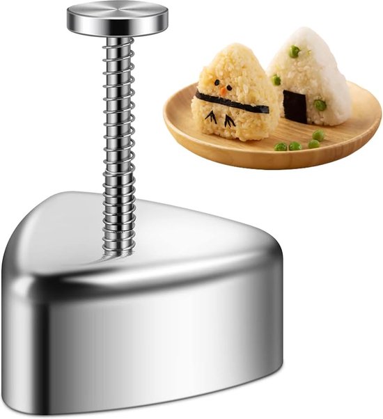 Rolin Roly 5 Stück Reis Form Sushi Onigiri Mold Sushi-Formen Musubi Maker Presse Reisbällchen Maker Werkzeuge Rice Ball Mold Für Küche DIY Desser Herstellung (blau 5pcs