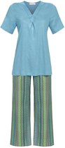 Ringella Pyjama lange broek - 299 Blue - maat 42 (42) - Dames Volwassenen - Katoen/Modal/Tencel/Viscose- 4271215-299-42