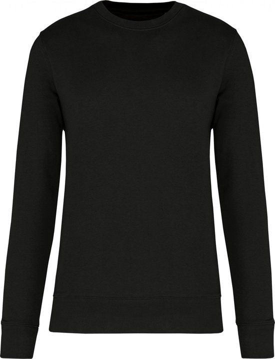 Sweatshirt Kind 12/14 Y (12/14 ans) Kariban Ronde hals Lange mouw Black 85% Katoen, 15% Polyester