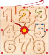 Educo Motoriekbord Cijfers - Houten speelgoed - Houten puzzel - Educatief speelgoed - Kinderspeelgoed