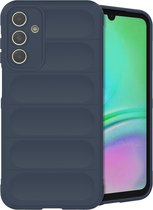 iMoshion Hoesje Geschikt voor Samsung Galaxy A15 (4G) / A15 (5G) Hoesje Siliconen - iMoshion EasyGrip Backcover - Donkerblauw
