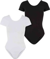 Urban Classics - Organic Stretch Jersey 2-Pack Bodysuit - XL - Wit/Zwart