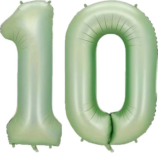 Cijfer Ballonnen Ballon Cijfer 10 Verjaardag Versiering Feest Helium cijfer-ballonnen-ballon-cijfer-10-verjaardag-versiering-feest-helium