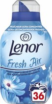 Adoucissant Lenor Fresh Air - Morning Fresh - 6 x 36 lavages - Pack économique