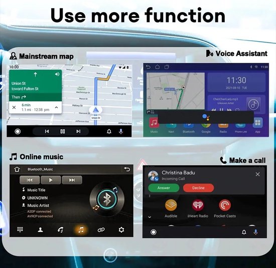 Mini Carplay & Auto Box Dongle Bedraad Naar Draadloos Voor Audi Toyota