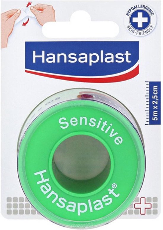 Hansaplast Hechtpleister Sensitive 5m x 2.5 cm