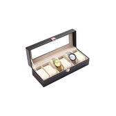 Luxe Horlogebox / Clockbox voor 6 Horloges