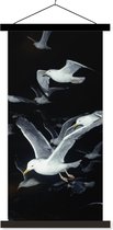 Porte-affiche avec affiche - Affiche scolaire - Vogel - Zwart - Essaim - 90x180 cm - Lattes noires
