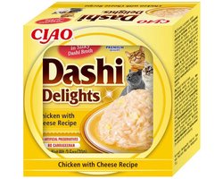 Ciao Dashi Delights Kattenvoer Nat Chicken & Cheese 70 gr