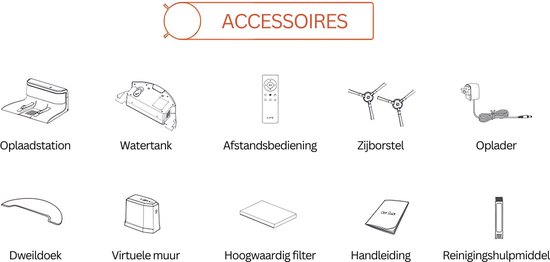 Robotstofzuiger met Dweilfunctie - Robotstofzuiger met Laadstation - Robot Stofzuiger