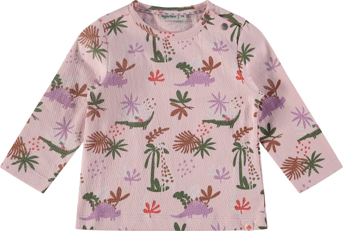 Babyface baby girls longsleeve Meisjes Top - blush - Maat 62